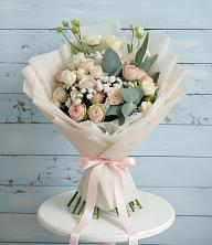 Букет цветов из:  Розы и Лизиантусы в Тюменцево