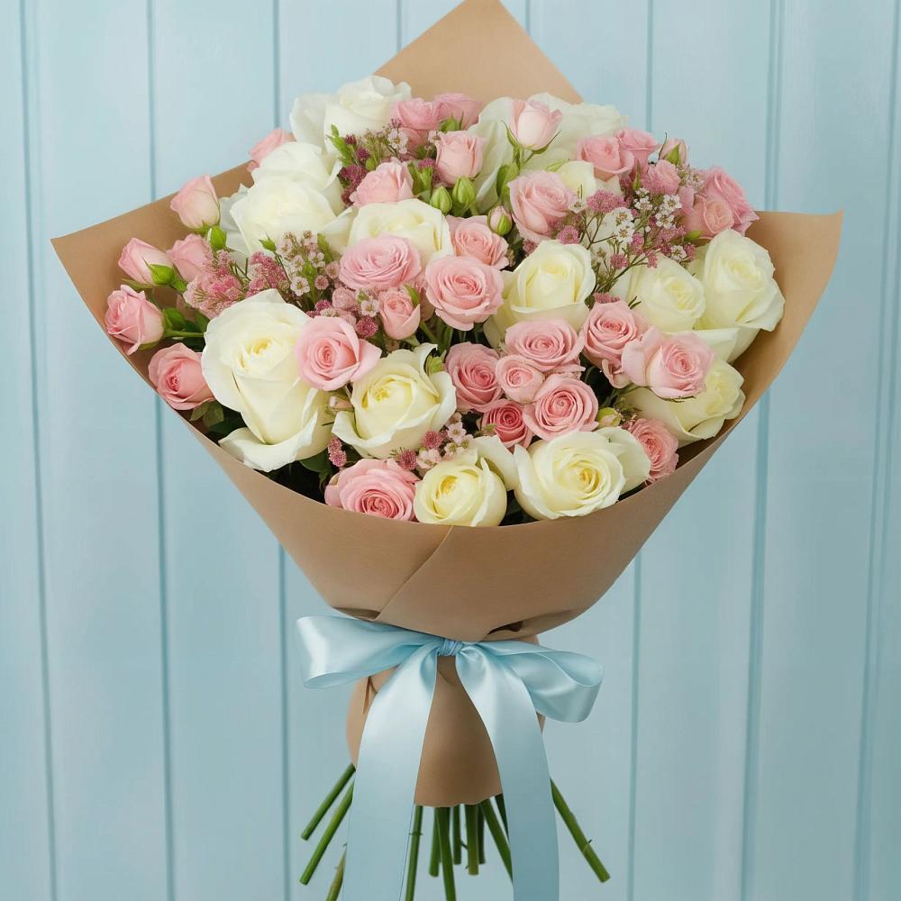 Букет цветов из: Розы в Тюменцево