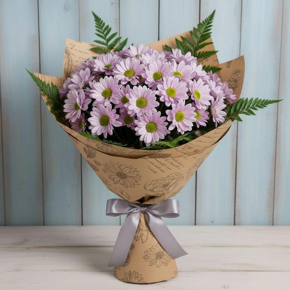 Букет цветов из: Хризантемы в Тюменцево
