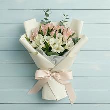 Букет цветов из:  Альстромерии #REPLACE_PRED# Тюменцево