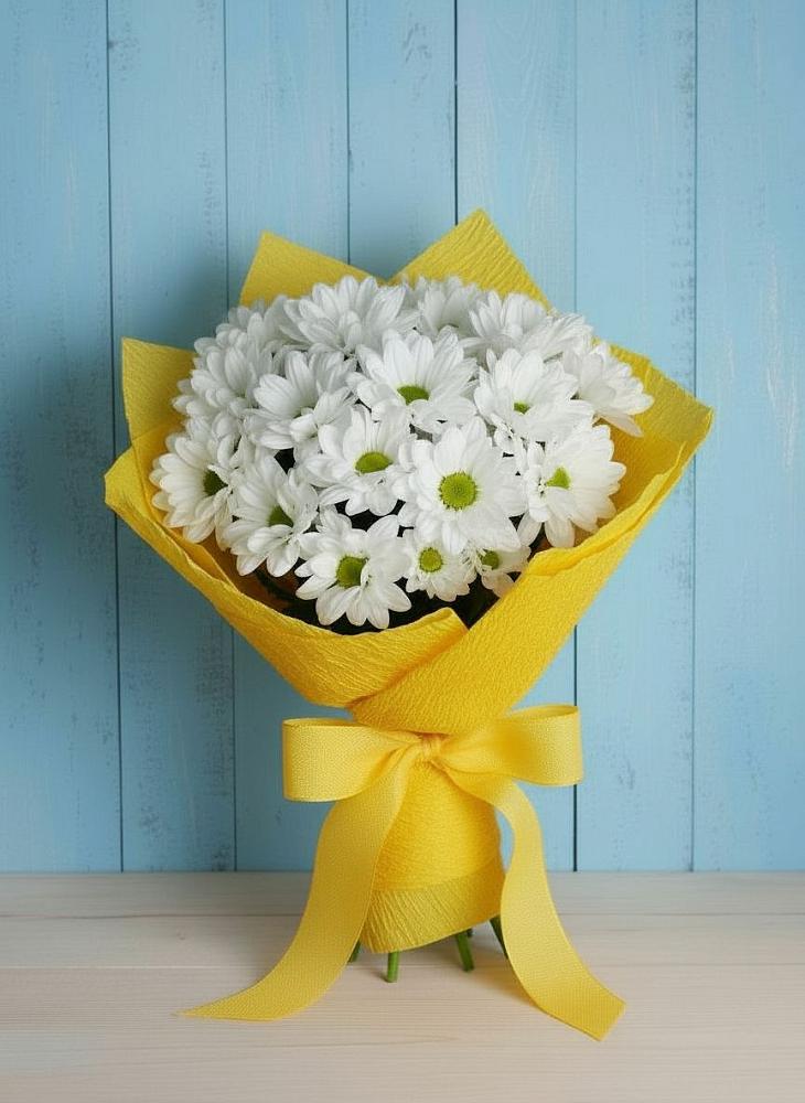 Букет цветов из: Хризантемы в Тюменцево