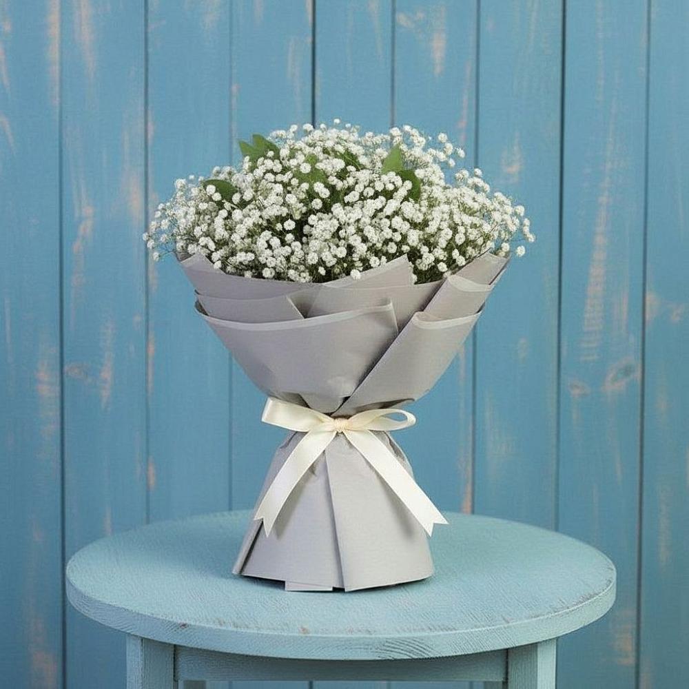 Букет цветов из: Гипсофила в Тюменцево