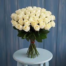 Букет 51 Белая роза Эдлесс Лав #REPLACE_PRED# Тюменцево