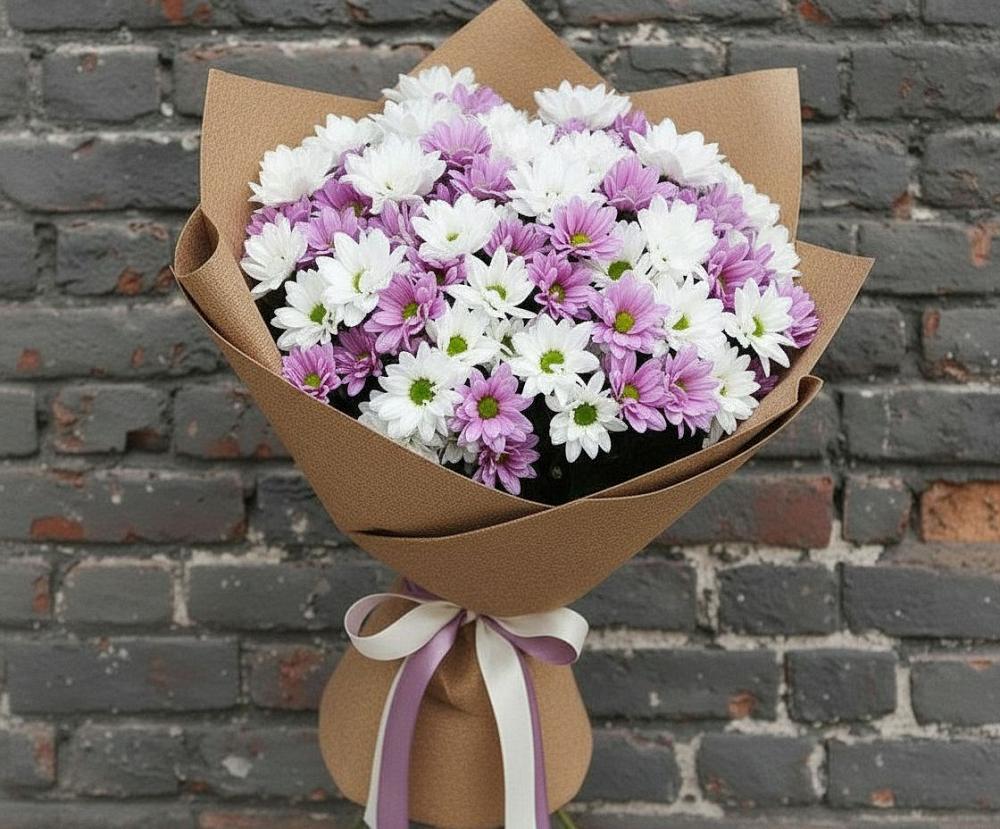 Букет цветов из: Хризантемы в Тюменцево