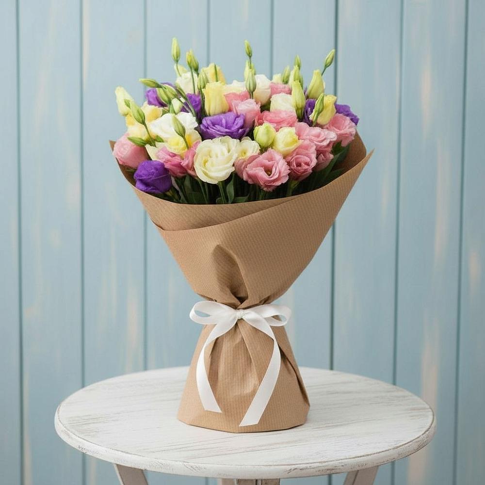 Букет цветов из: Лизиантусы в Тюменцево