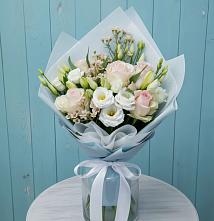 Букет цветов из:  Розы и Лизиантусы в Тюменцево