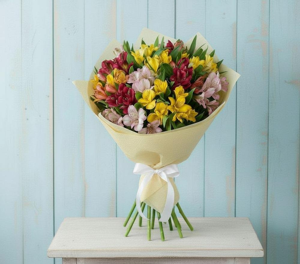 Букет цветов из: Альстромерии в Тюменцево