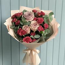 Букет цветов из:  Гвоздики и Розы #REPLACE_PRED# Тюменцево