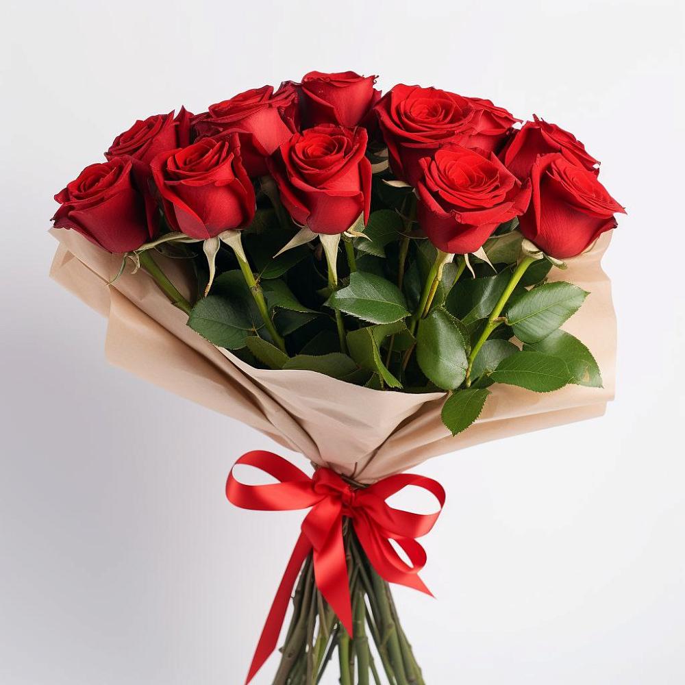 Букет 11 Красных роз Эдлесс Лав в Тюменцево